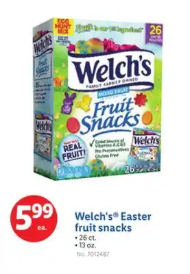 Lidl Welch's Easter fruit snacks offer