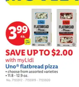 Lidl Uno fl atbread pizza offer