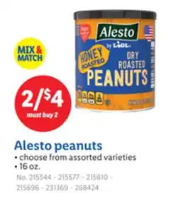 Lidl Alesto peanuts offer