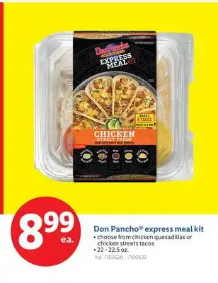 Lidl Don Pancho express meal kit offer