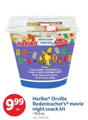 Lidl Haribo Orville Redenbacher's movie night snack kit offer