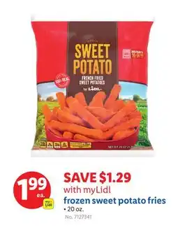 Lidl frozen sweet potato fries offer