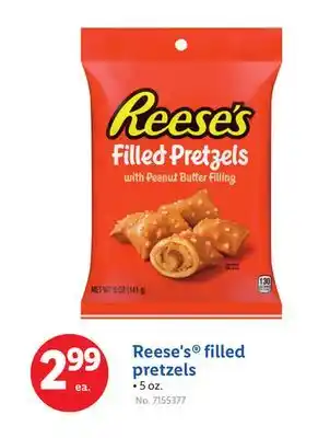 Lidl Reese's filled pretzels offer