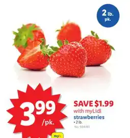 Lidl strawberries offer