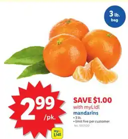 Lidl mandarins offer