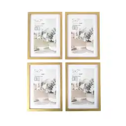 Walmart Prinz Dakota 8x10 Double Matted Picture Frame, Set of 2 for 5x7, 4x6 Photos, Wall or Tabletop, White offer