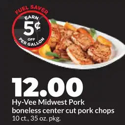 Hy-Vee Hy-Vee Midwest Pork boneless center cut pork chops offer