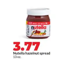 Hy-Vee Nutella hazelnut spread offer