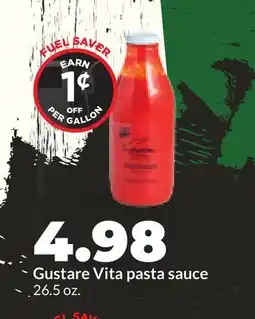 Hy-Vee Gustare Vita pasta sauce offer