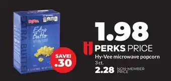 Hy-Vee Hy-Vee microwave popcorn offer