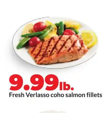 Hy-Vee Fresh Verlasso coho salmon fillets offer