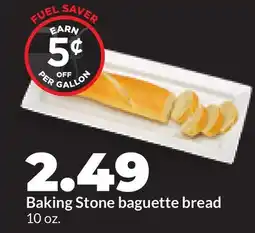 Hy-Vee Baking Stone baguette bread offer