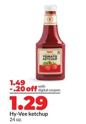 Hy-Vee Hy-Vee ketchup offer