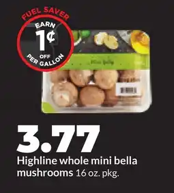 Hy-Vee Highline whole mini bella mushrooms offer