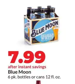 Hy-Vee Blue Moon offer