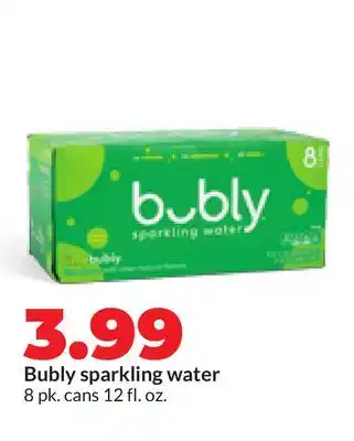 Hy-Vee Bubly sparkling water offer