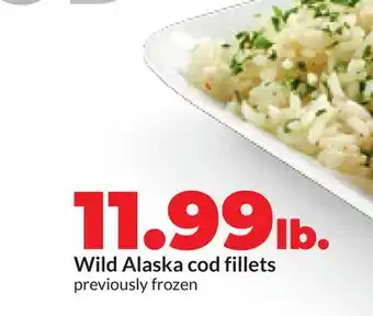 Hy-Vee Wild Alaska cod fillets offer