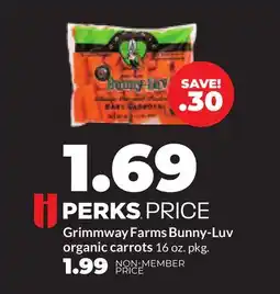 Hy-Vee Grimmway Farms Bunny-Luv organic carrots offer