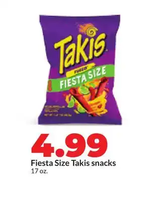 Hy-Vee Fiesta Size Takis snacks offer