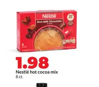 Hy-Vee Nestlé hot cocoa mix offer