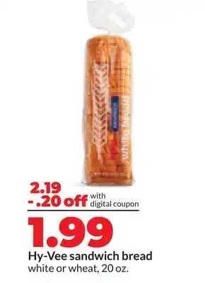 Hy-Vee Hy-Vee sandwich bread offer