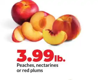 Hy-Vee Peaches, nectarines or red plums offer