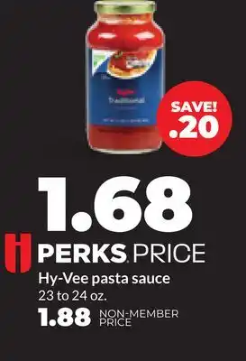 Hy-Vee Hy-Vee pasta sauce offer