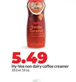 Hy-Vee Hy-Vee non dairy coffee creamer offer