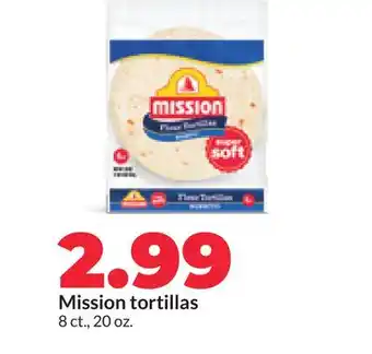 Hy-Vee Mission tortillas offer