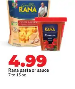 Hy-Vee Rana pasta or sauce offer