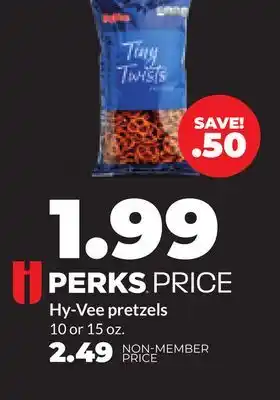 Hy-Vee Hy-Vee pretzels offer