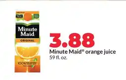 Hy-Vee Minute Maid orange juice offer