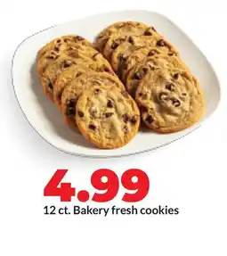 Hy-Vee 12 ct. Bakery fresh cookies offer