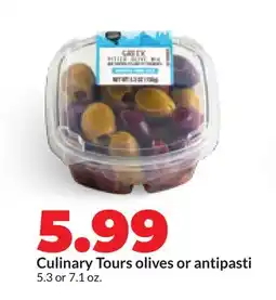 Hy-Vee Culinary Tours olives or antipasti offer