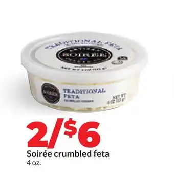 Hy-Vee Soirée crumbled feta offer