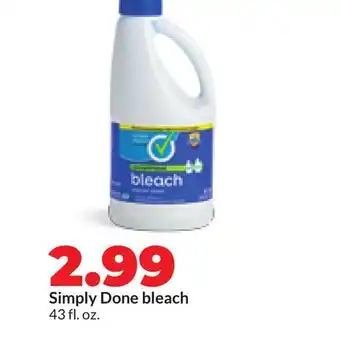 Hy-Vee Simply Done bleach offer