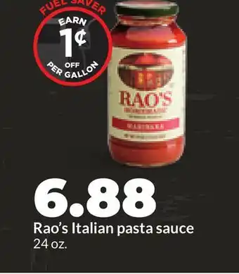 Hy-Vee Rao's Italian pasta sauce offer