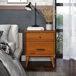 Walmart Camaflexi Mid-Century Night Stand - White Finish offer