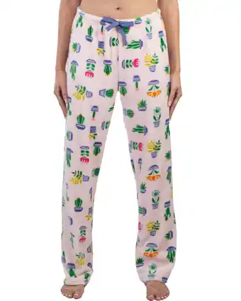 Walmart Jo & Bette Women’s Plush Pajama Lounge Pants, PJ Sleep Pants Regular and Plus offer