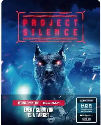 Walmart Project Silence (4K Ultra HD + Blu-ray) (Steelbook), Dark Sky Films, Horror offer