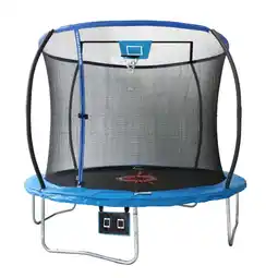 Walmart Bounce Pro 10ft Trampoline & Enclosure with Basketball & Flash Lite Zone & Phone Pouch offer