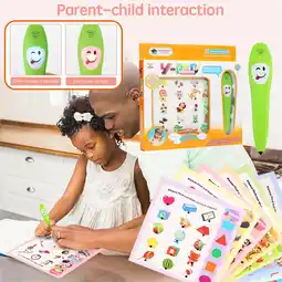 Walmart CaiTeLin English Learning Electronic Book with Smart Pen Early Educational Book Black and Friday Toy offer