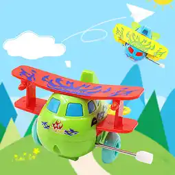 Walmart Weerihhol Cartoon Winding Dump Airplane Small Toy Clockwork Toy Novelty Toy Children's *1pcs offer