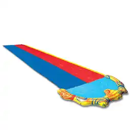 Walmart Banzai Splash Sprint Racing Slide - Dual-Lane Outdoor Inflatable Water Slide - 16' Long offer