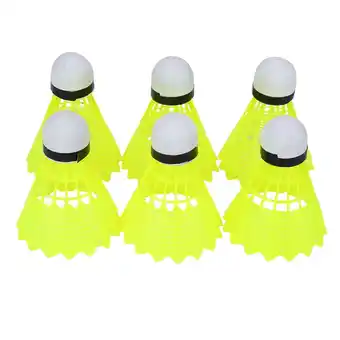 Walmart 6Pcs/Set Professional Nylon Badminton Ball Shuttlecock Outdoor Sports Training Accessory offer