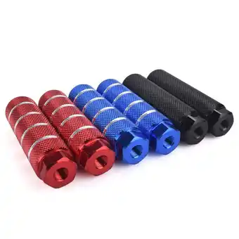 Walmart YUEYAN 1 Pair MTB BMX Bike Alloy Foot Stunt Pegs Footrest Cylinder Lever Grip Fast offer