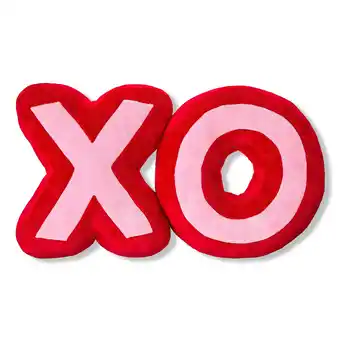 Walmart Valentine's Day 12 in XO Red and Pink Pillow, by Way To Celebrate offer