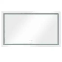 Walmart IMMERE Frameless LED Single Bathroom Vanity Mirror in Polished Crystal 60 in. W x 36 in offer