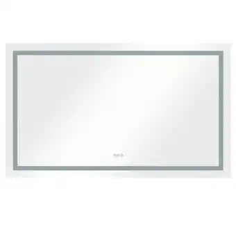 Walmart IMMERE Frameless LED Single Bathroom Vanity Mirror in Polished Crystal 60 in. W x 36 in offer