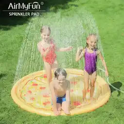 Walmart Summer Outdoor PVC Water Spray Mat Thickened Children Home Fountain Outdoor Water Spray Toys offer